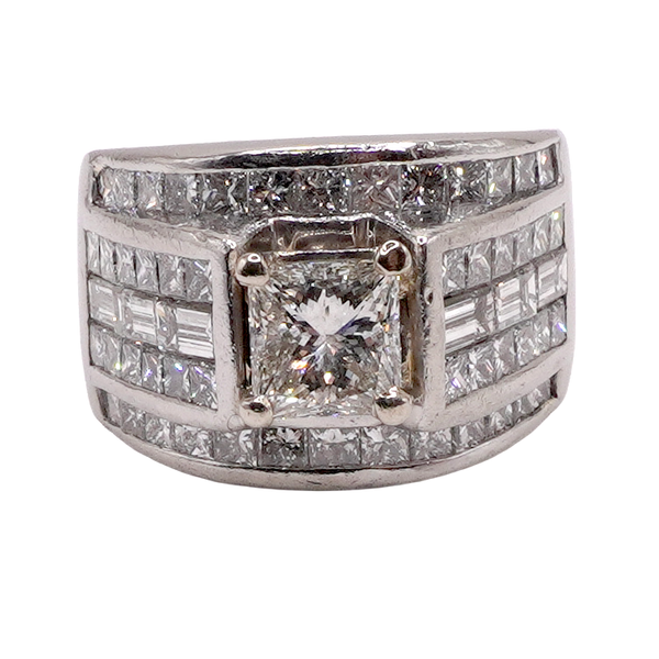 1.25ct Diamond in a 3.40ctw Diamond Band- Platinum Lumina Gem Wilmington, NC