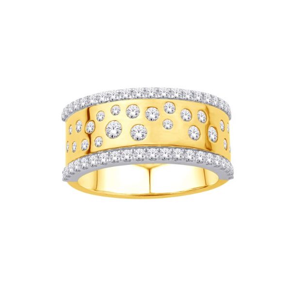 S. Kashi .92ctw Diamond Band- 14k Yellow Gold Lumina Gem Wilmington, NC