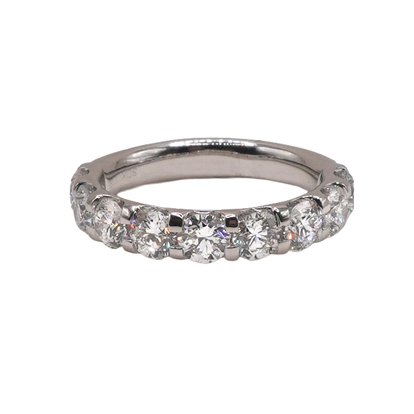 2ctw Lab Grown Diamond Band- 14k White Gold Lumina Gem Wilmington, NC