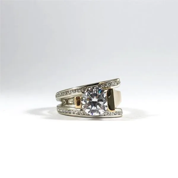 Frank Reubel Diamond Two Tone Semi-Mount Lumina Gem Wilmington, NC