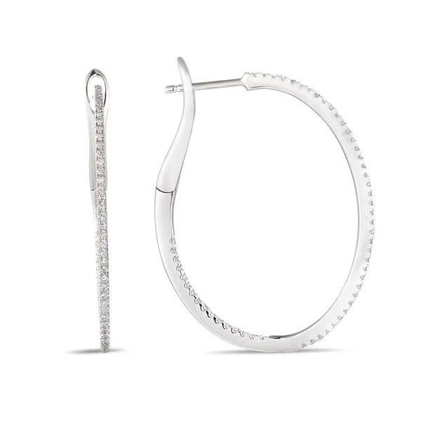 Luvente .26ctw Diamond Hoops Lumina Gem Wilmington, NC