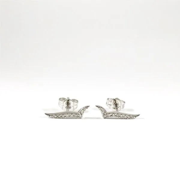 Ostbye Diamond and White Gold Earrings Lumina Gem Wilmington, NC