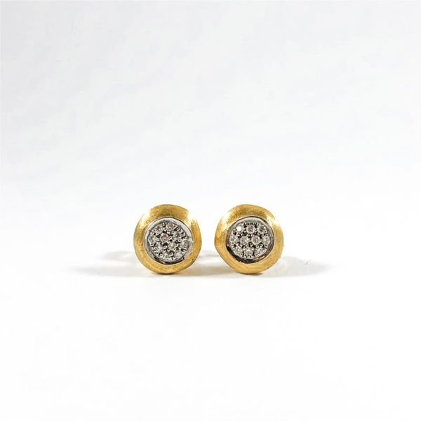 Marco Bicego Diamond and Yellow Gold Studs Lumina Gem Wilmington, NC