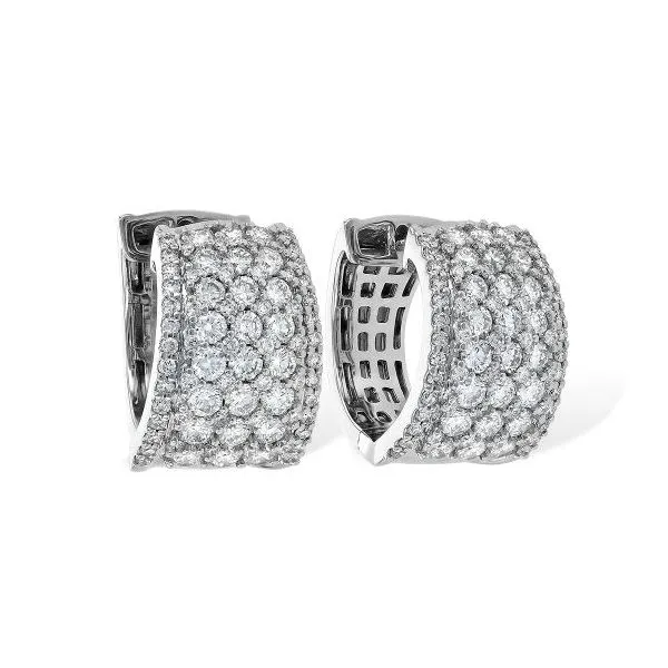 Allison Kaufman 2.50ctw Diamond Huggies - White Gold Lumina Gem Hampstead, NC