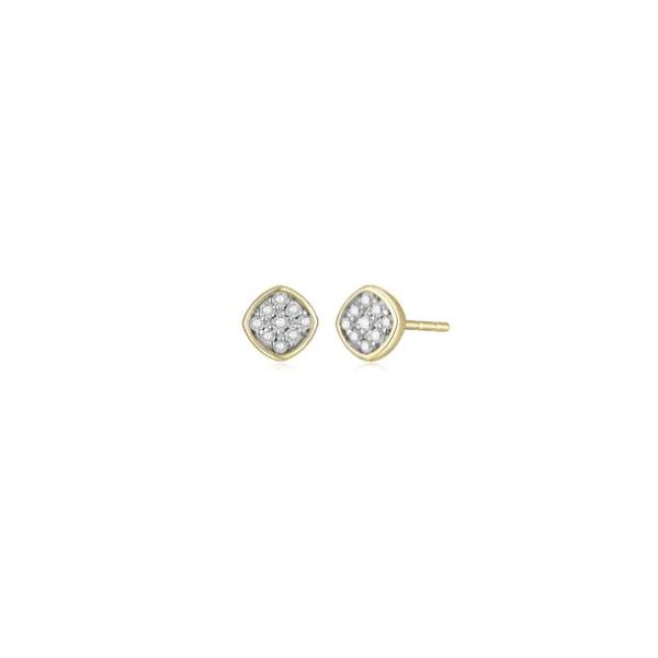 Charles Garnier Diamond Studs- 14k Yellow Gold Lumina Gem Wilmington, NC