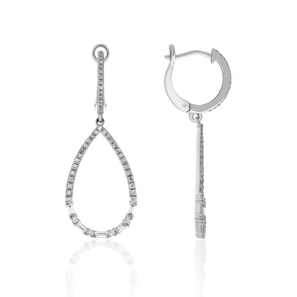 Luvente .68ctw Diamond Dangle Earrings Lumina Gem Hampstead, NC