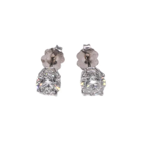1.45ctw Diamond Studs Image 2 Lumina Gem Hampstead, NC