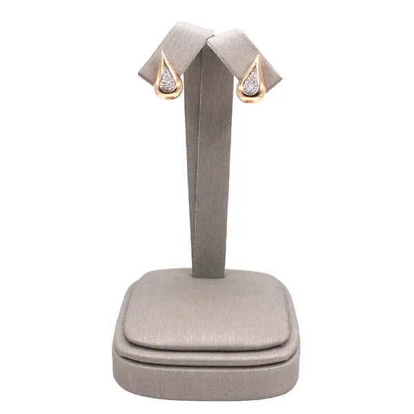 .11ctw Diamond Stud Earrings- 14k Yellow Gold Lumina Gem Wilmington, NC