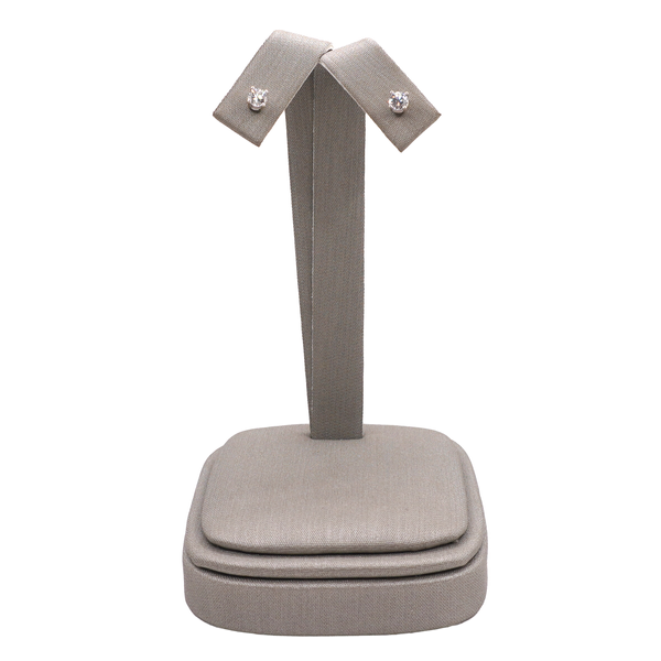 .31ctw Diamond Stud Earrings- 18k White Gold Lumina Gem Wilmington, NC