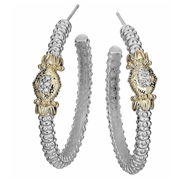 Vahan 32mm Diamond Hoops Lumina Gem Wilmington, NC