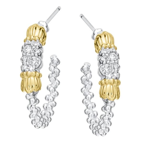 Vahan 20mm Diamond Hoops Lumina Gem Wilmington, NC