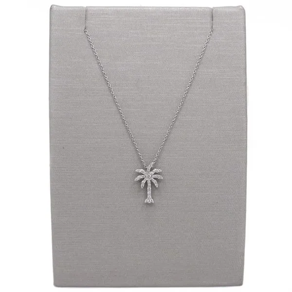 Roberto Coin Tiny Treasures Diamond Palm Tree Necklace Lumina Gem Wilmington, NC