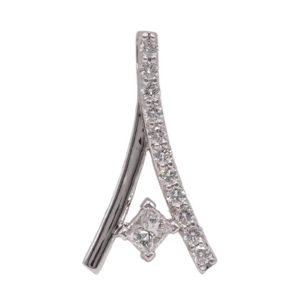 Diamond and 14k White Gold Pendant Lumina Gem Hampstead, NC