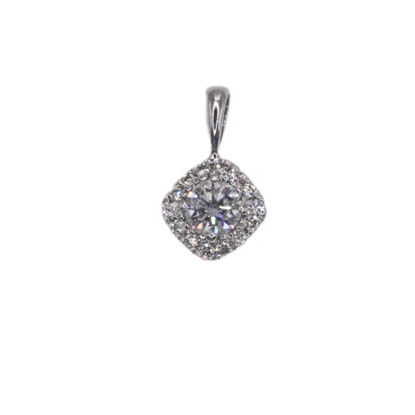 14k White Gold and Diamond Pendant Lumina Gem Hampstead, NC