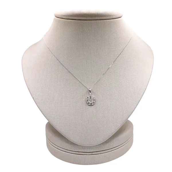 Diamond and 14k White Gold Pendant Lumina Gem Hampstead, NC