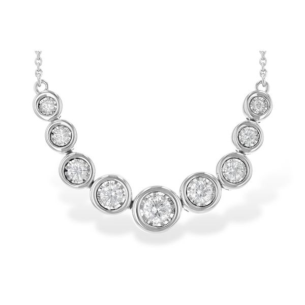 Allison Kaufman .50ctw Diamond Necklace - White Gold - 18