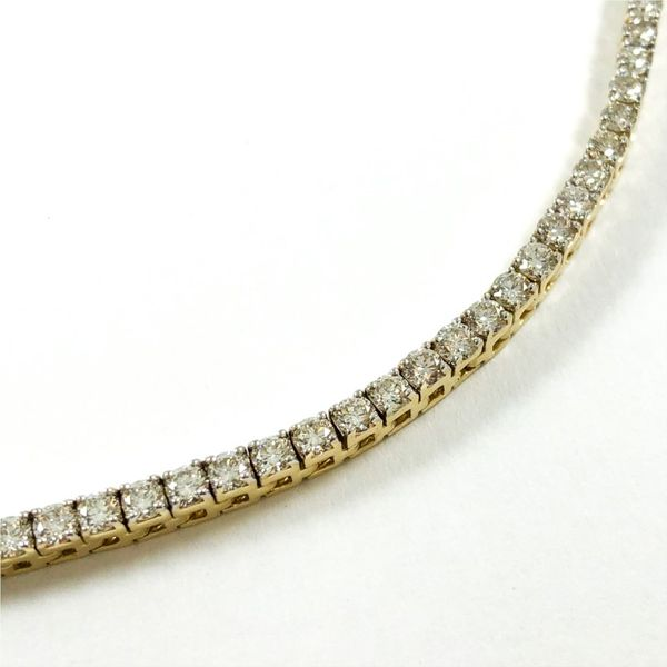 9ctw Diamond Necklace - Yellow Gold - H Color SI1-I Clarity - 16
