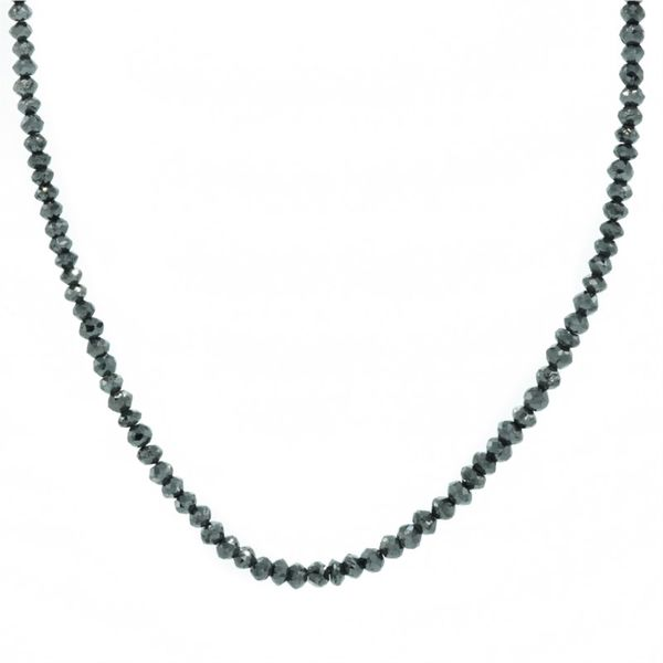 Black Diamond Necklace Made by Local Artist Katharyn Zava - 16