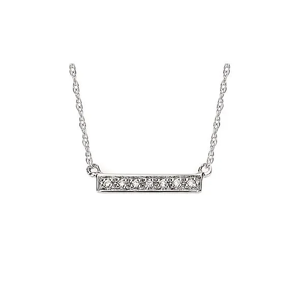 Diamond Bar Necklace - 16 to 18 Inches Lumina Gem Wilmington, NC