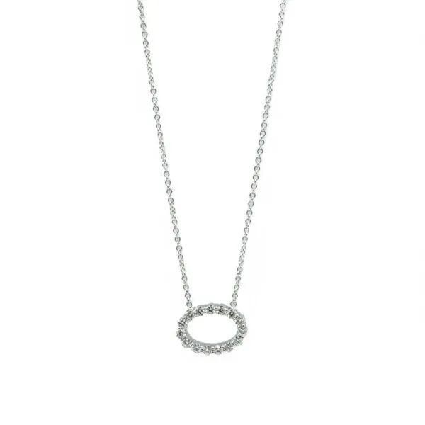 .50ctw Diamond Hearts on Fire Necklace in 18k White Gold Lumina Gem Wilmington, NC