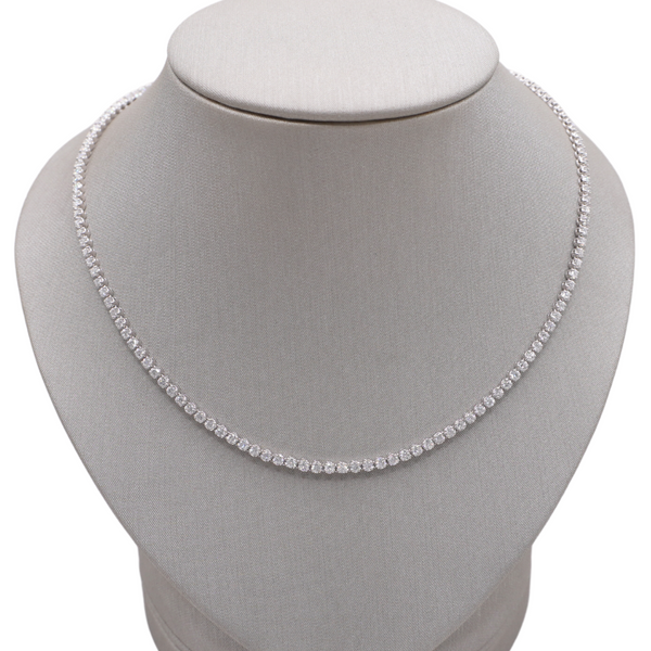 5ctw Diamond Tennis Necklace Lumina Gem Wilmington, NC