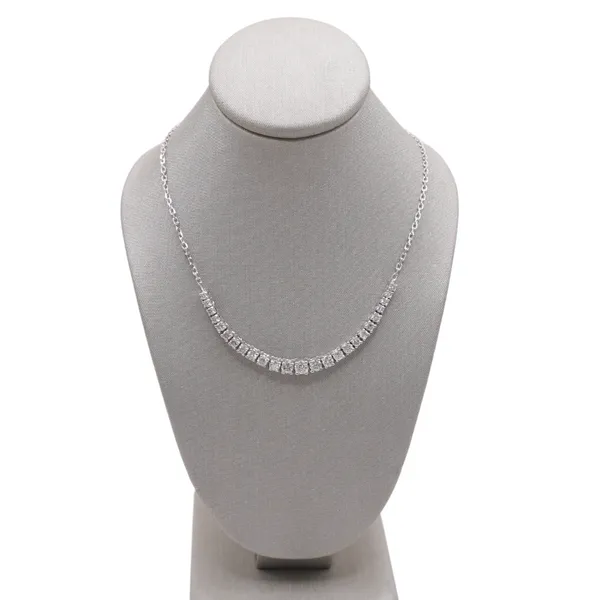 Paragon Couture 1.25ctw Diamond and 14k White Gold Necklace Lumina Gem Hampstead, NC