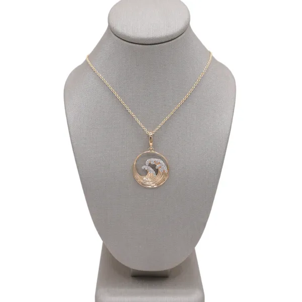 Shula Diamond Wave Necklace Lumina Gem Hampstead, NC