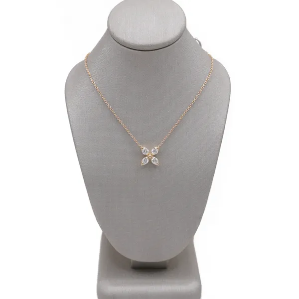 Diamond Flower Pendant Lumina Gem Hampstead, NC