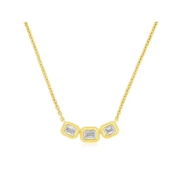 .43ctw Diamond Necklace-14k Yellow Gold Lumina Gem Hampstead, NC