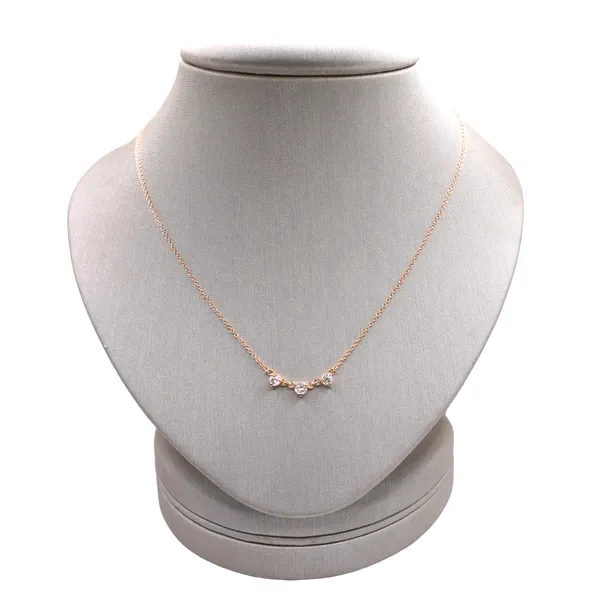 .31ctw Diamond Necklace- 14k Yellow Gold Lumina Gem Wilmington, NC