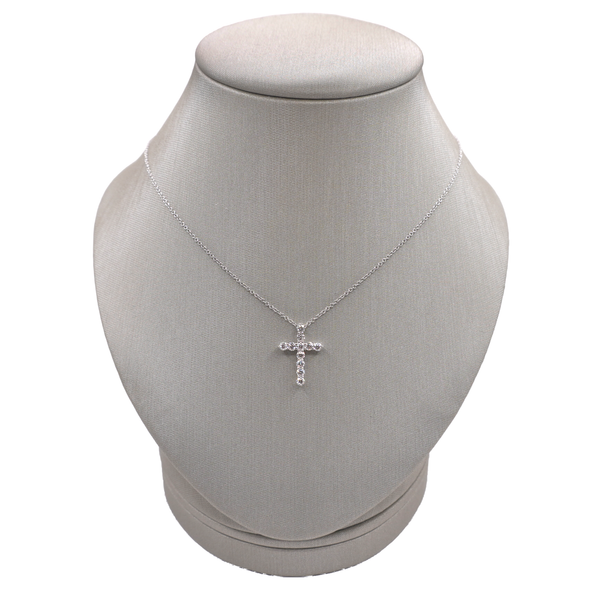Tiffany & Co. 44ctw Diamond Cross- Platinum Lumina Gem Wilmington, NC