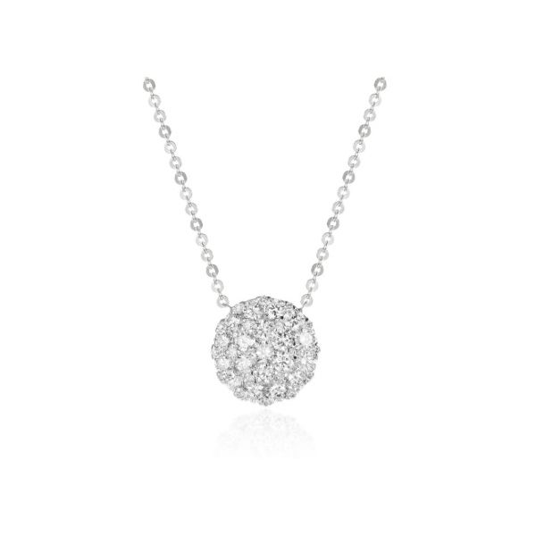 Luvente .79ctw Diamond Necklace- 14k White Gold Lumina Gem Wilmington, NC