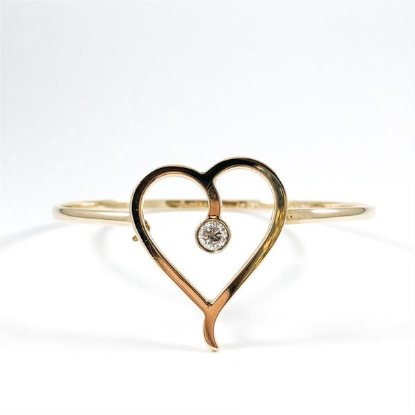 .33ct Diamond Heart Bracelet Lumina Gem Wilmington, NC