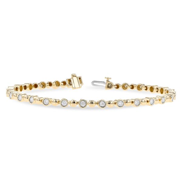 Allison Kaufman .50ctw Diamond and Yellow Gold Bracelet - 7.5