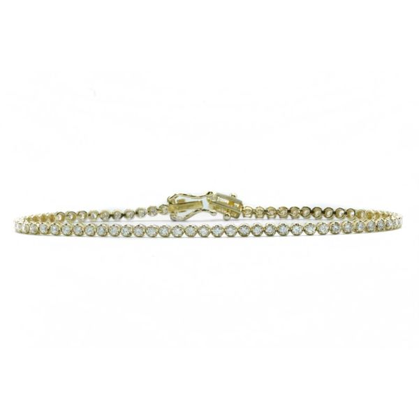 1.50ctw Diamond and Yellow Gold Bracelet Lumina Gem Wilmington, NC