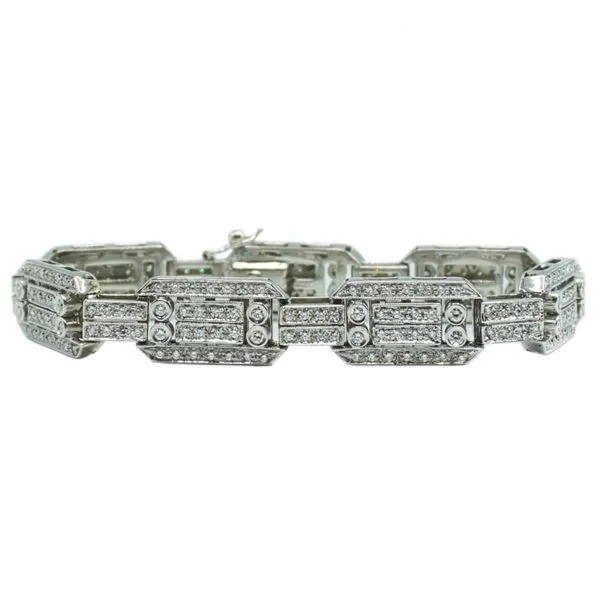 1.50ctw Diamond Bracelet in 18k White Gold - G Color SI+ Clarity Lumina Gem Wilmington, NC