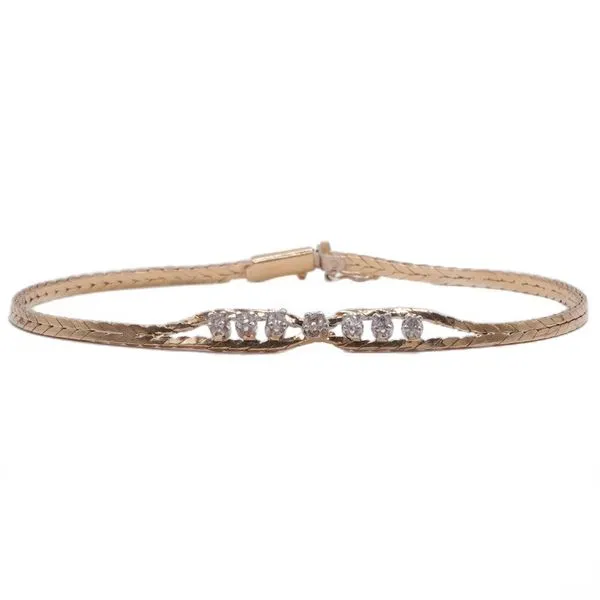 Diamond Bracelet in 14k Yellow Gold Lumina Gem Wilmington, NC