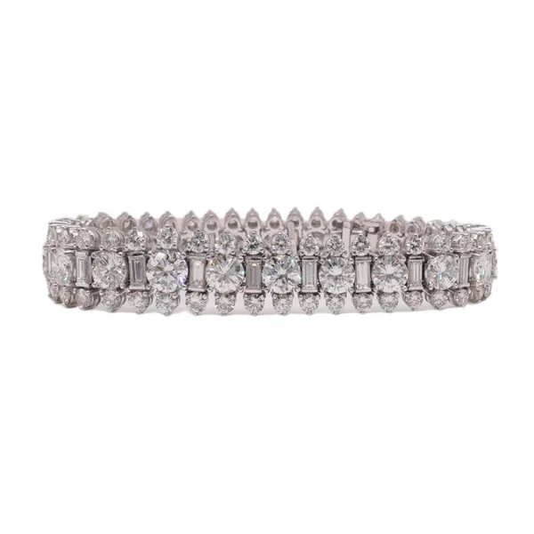 25.42ctw Diamond and Platinum Bracelet Lumina Gem Hampstead, NC