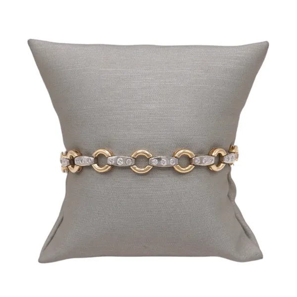 Diamond and 14k Two Tone Bracelet Lumina Gem Hampstead, NC