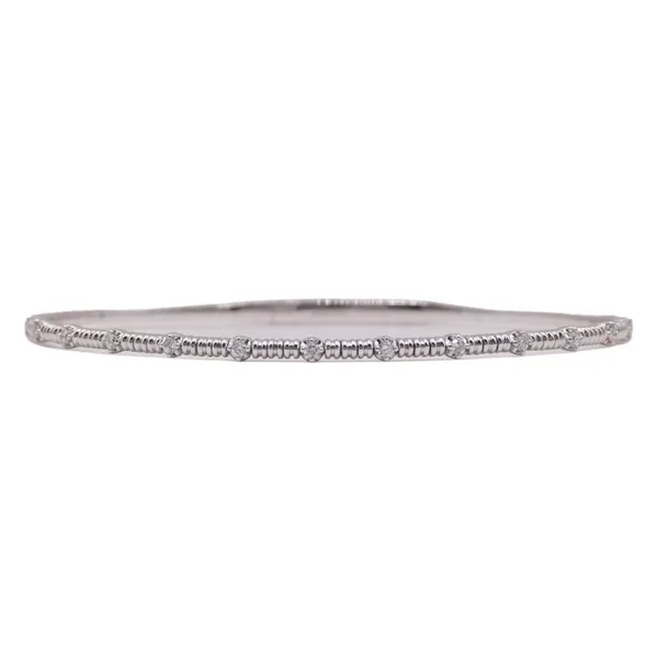 .20ctw Diamond Flexible Bangle in 14k White Gold Lumina Gem Hampstead, NC