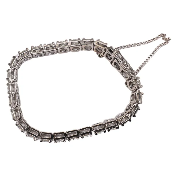 12ctw Diamond Tennis Bracelet in 14k White Gold Image 3 Lumina Gem Hampstead, NC