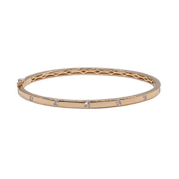 .24ctw Diamond Hinged Bangle- 14k Yellow Gold Lumina Gem Hampstead, NC