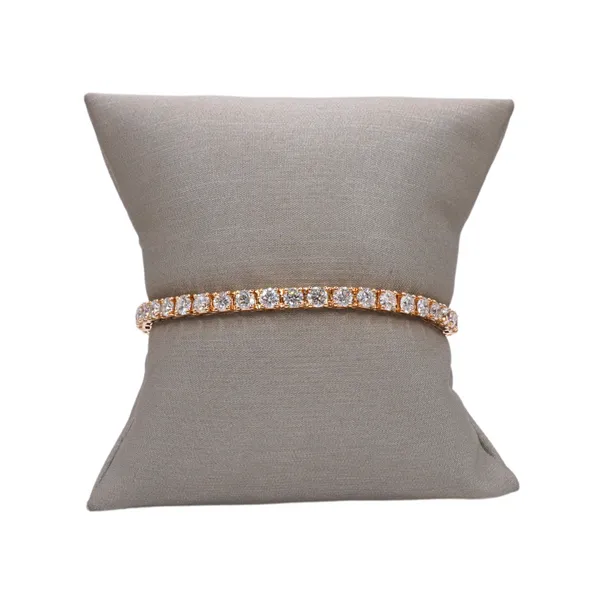8ctw Lab Grown Diamond Tennis Braceletd-14k Yellow Gold Lumina Gem Hampstead, NC