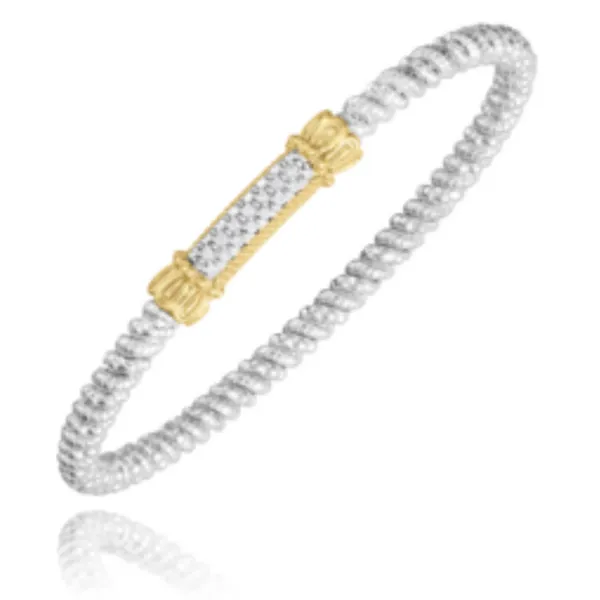 Vahan .17ctw Diamond Bangle- Sterling Silver Lumina Gem Hampstead, NC