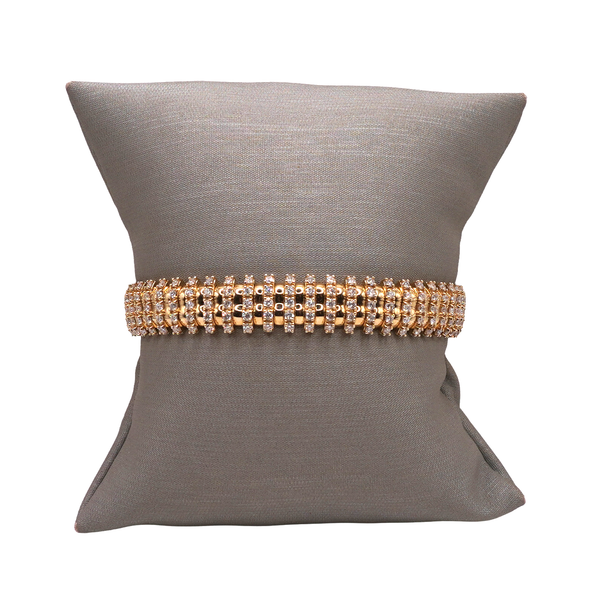 5.05ctw Diamond Bracelet- 14k Yellow Gold Lumina Gem Wilmington, NC