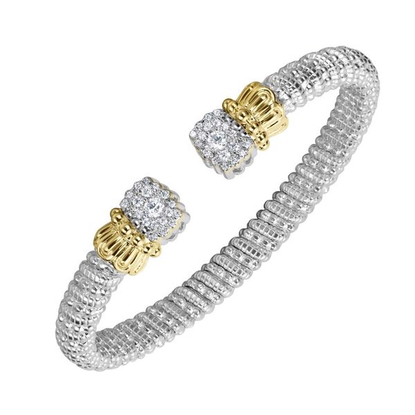 Vahan .48ctw Diamond Open Cuff- 6mm Lumina Gem Wilmington, NC