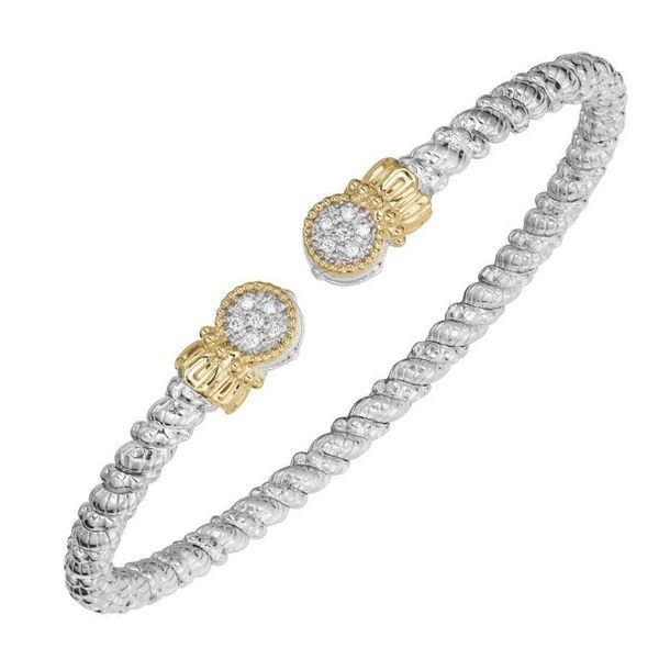 Vahan .09ctw Diamond Cuff- 3mm Lumina Gem Wilmington, NC