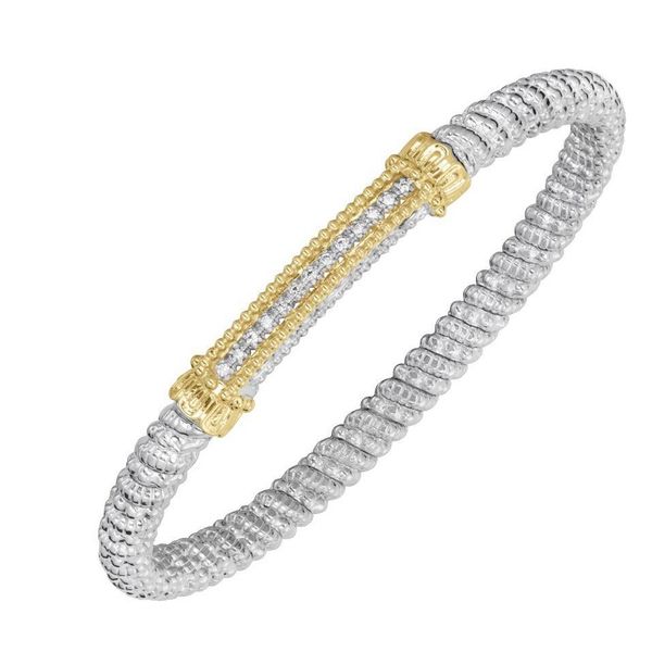 Vahan .10ctw Diamond Bangle- 4mm Lumina Gem Wilmington, NC
