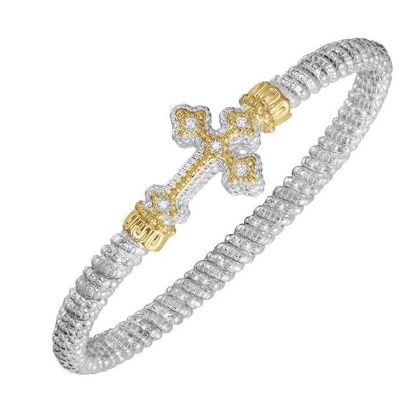 Vahan .10ctw Cross Bangle- 4mm Lumina Gem Wilmington, NC