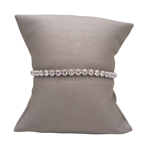 4ctw Diamond Tennis Bracelet- 14k White Gold Lumina Gem Wilmington, NC